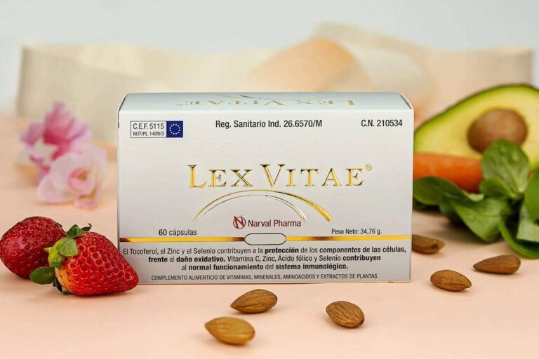 Lex Vitae con antioxidante glutatión y acción antiedad