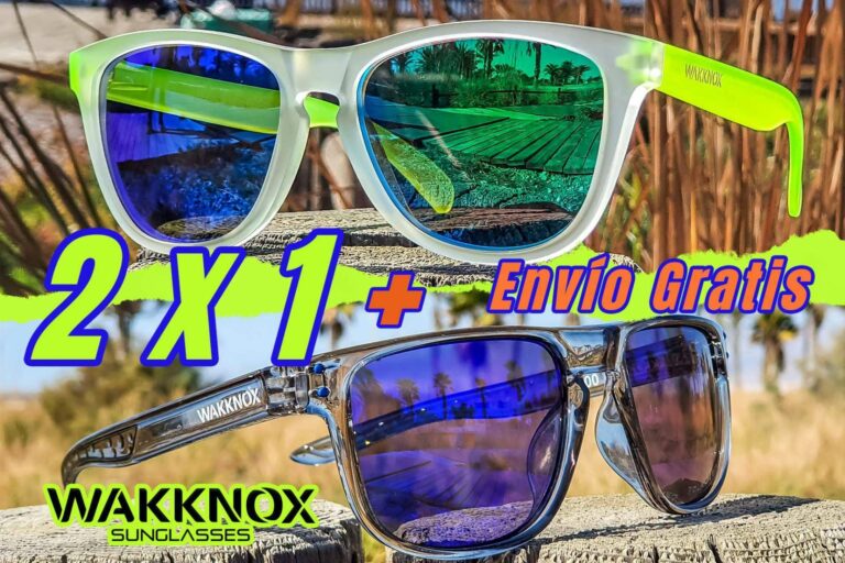 La promoción 2×1 de Wakknox en todas las gafas de sol con envío gratis