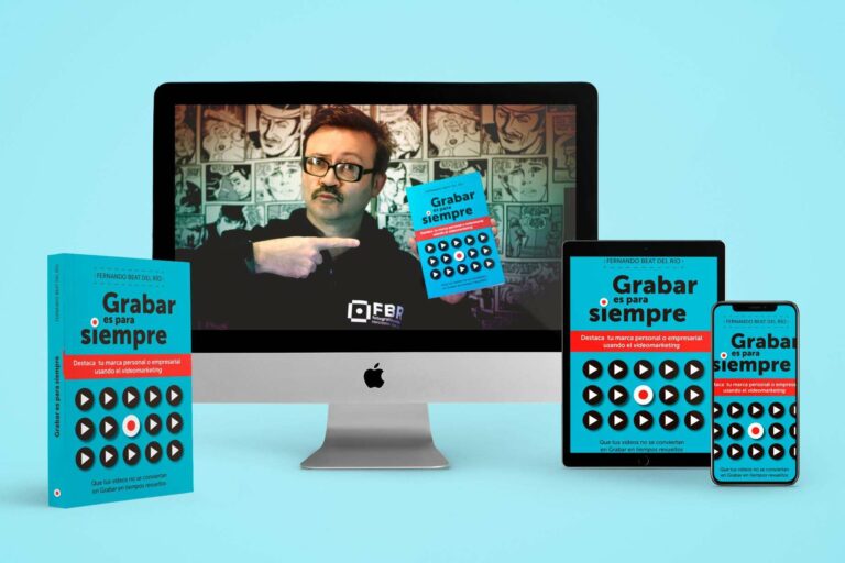‘Grabar es para siempre’, el libro sobre videomarketing que se ha posicionado entre los más vendidos en distintas plataformas