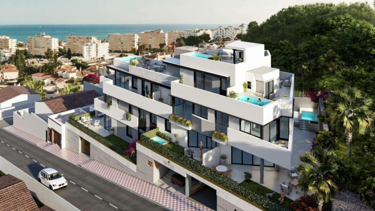 Se inician las obras del edificio Privilege, 8 viviendas de lujo con piscina privada y vistas al mar en Montemar, Torremolinos, con el sello de GRUPO MARÍN