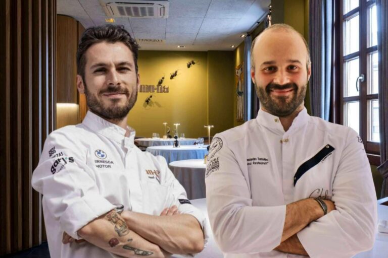 Los dos referentes de la alta cocina, Samuel Naveira y Alessandro Tormolino, juntos en Ponferrada